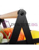 Метална кошница на 2 нива за плодове и зеленчуци